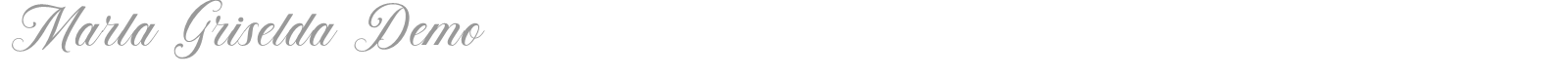 Marla Griselda font preview